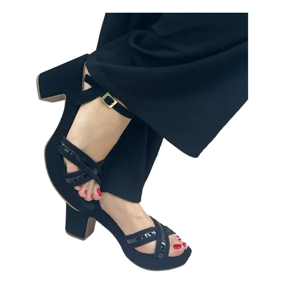 Sandalias Tacon Fanny Stile Fantasía Mujer