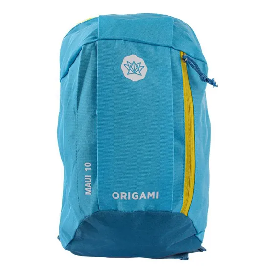 Mochilaorigami 10lts Bici Traking Paseo Running Ultracompact Color LightBLue/Yellow