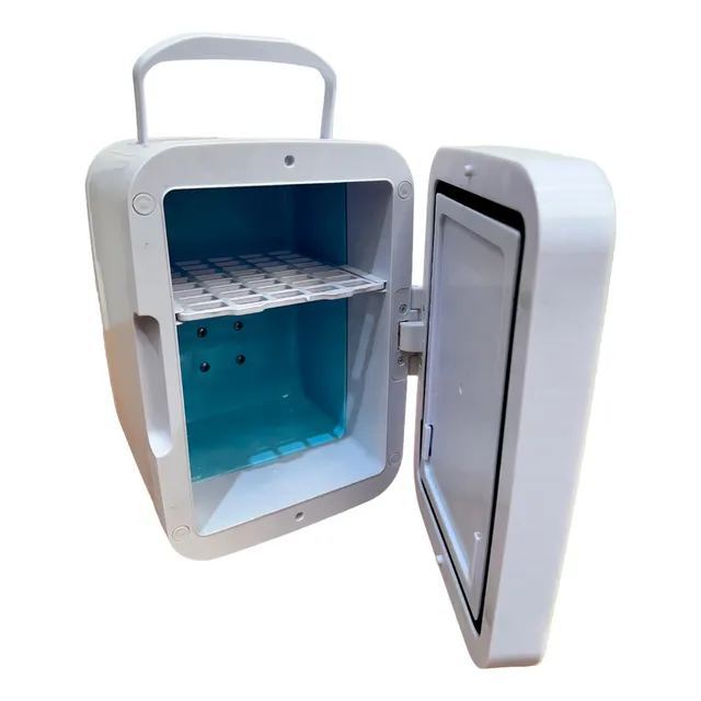 Mini Refrigerador Para Auto O Corriente, 4 L Con Espejo