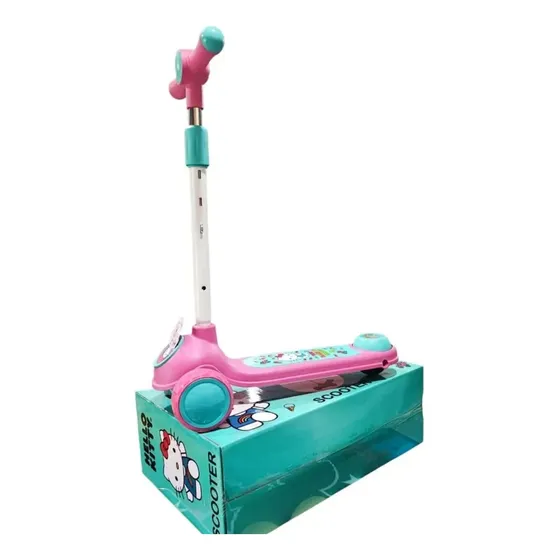 Scooter Monopatín Niñas Juguete Hello Kitty Sregalito Rosa