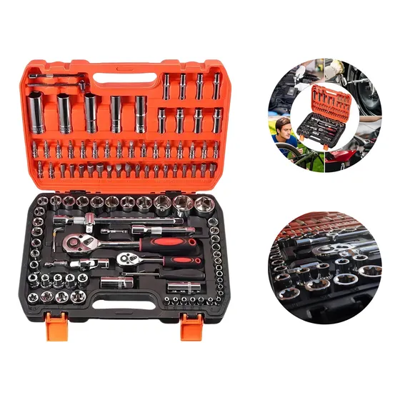 Jogo De Soquete iBoa STQ108 Allen 1/2 108pc Aço Crv Profissional