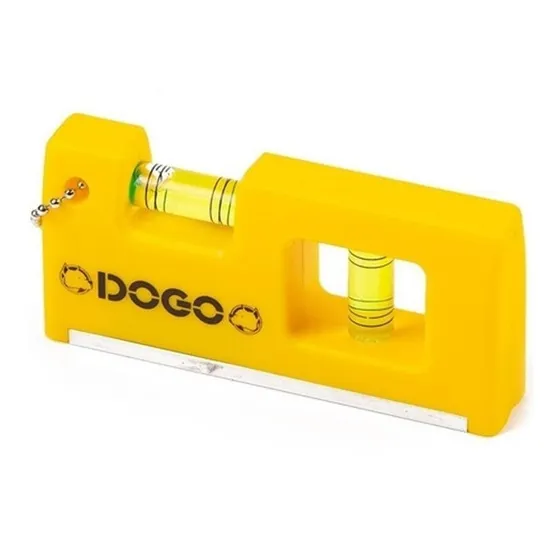 Nivel Llavero Dogo 4 Pulgadas 2 Burbujas Imantado 10 Cm