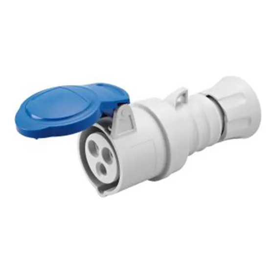 Ficha Prolongación Industrial 2p+t 32a 230v Azul