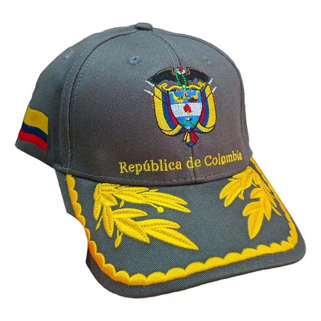 Gorra Bordada De Colombia En 3d Unisex Gorra Nacional 