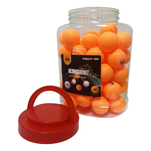 60 Pelotas Ping Pong Tenis Mesa Training + Frasco Importado