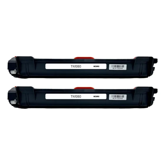 Kit 2 Toner Compatible Con Tn-1060 1110 1112 1510 1511 1512