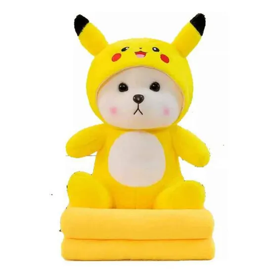 Peluche Con Cobija Viajera 110*160 3en1, Cobija Para Bebe