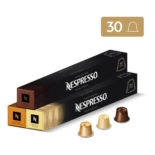 Cápsulas De Café Nespresso Pack Barista - 30 Cápsulas