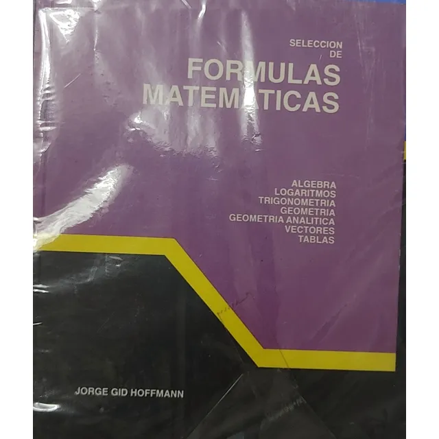 Selección De Fórmulas Matemáticas