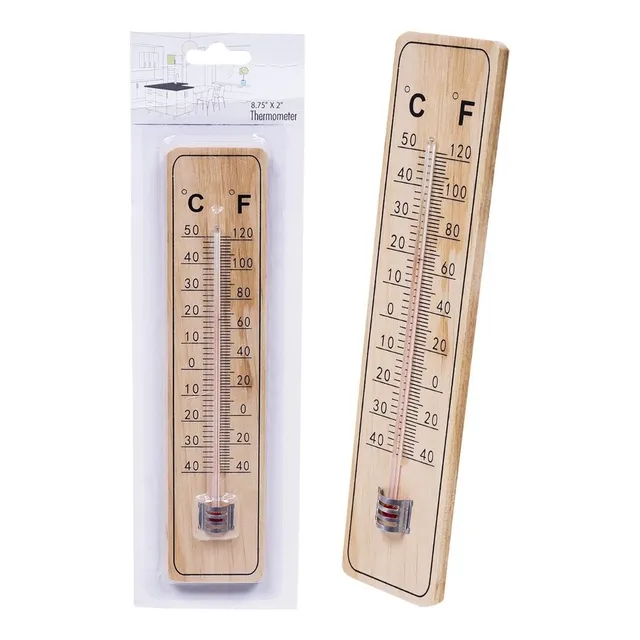 Termometro Ambiental Dual De Pared Clasico 