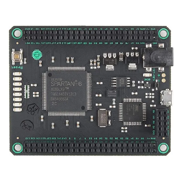 Placa De Desarrollo Fpga Con Spartan6 Xc6slx Compatible Con