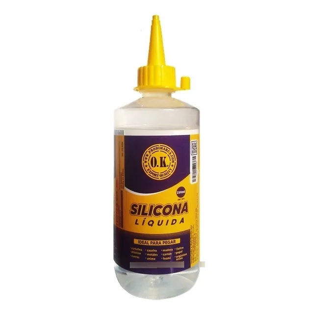Silicona Al Frio Liquida Ok De 250cc Ideal Para Pegar Manual