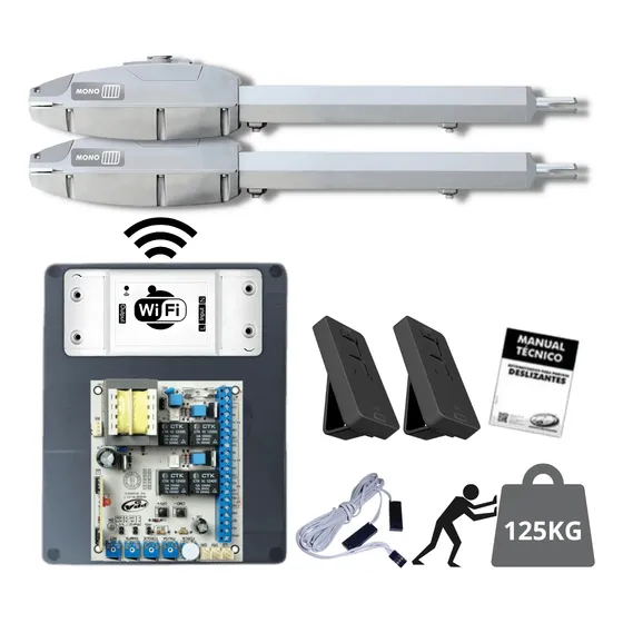 Motor Batiente Pivo Sk Standard Analógico 125kg Ppa Con Wifi