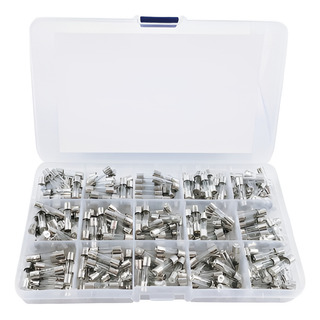 Fusivel De Vidro Sortido Kit 100pçs 5x20mm 0.2a - 20a Fusivel De Vidro Sortido Kit 100pçs 5x20mm 0.2a - 20a