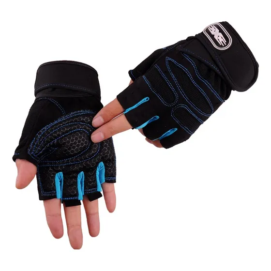 Guantes Gym Unisex Con Munequera Ejercicio Crossfit