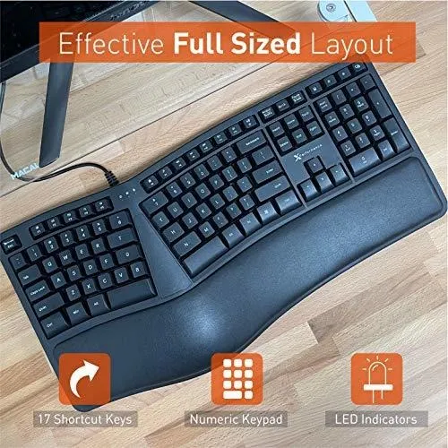 Teclado Reposamuñeca Tipo Comodamente Largo Cable Para 110