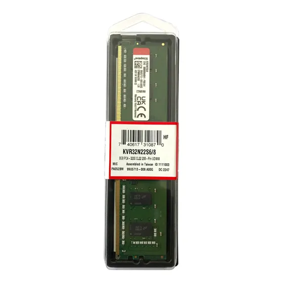 Memoria 8gb Ddr4 3200 Udimm - Para Pc (kingston)