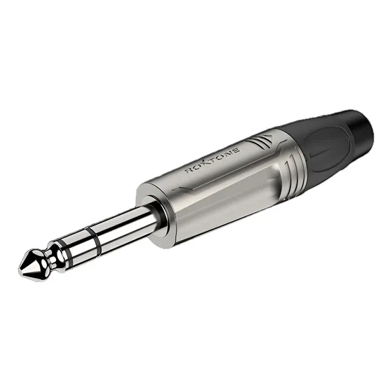 Ficha Roxtone Rj3p-nn Stereo Plug 6.3mm