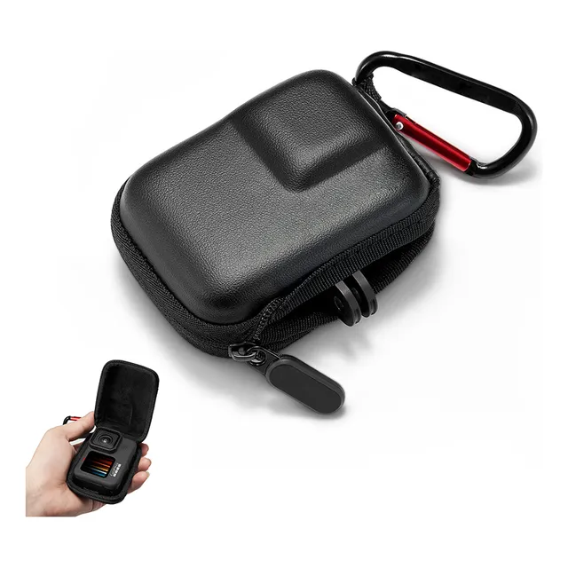 Funda Mini Pu Para Gopro Hero 12 11 10 9 8 7 6 5 Black Case