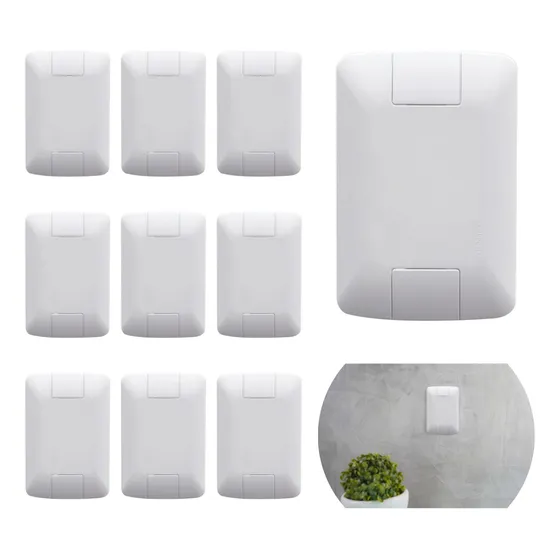 Kit Com 10 Placas Cegas Tampas 4x2 Durável Alta Qualidade