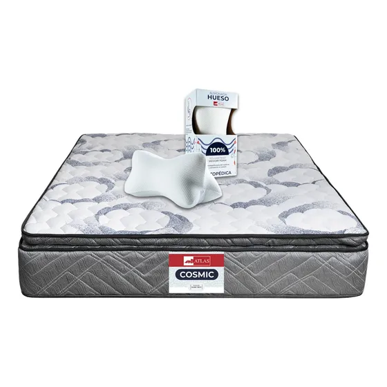 Colchón Individual Atlas Cosmic + Almohada Ortopédica