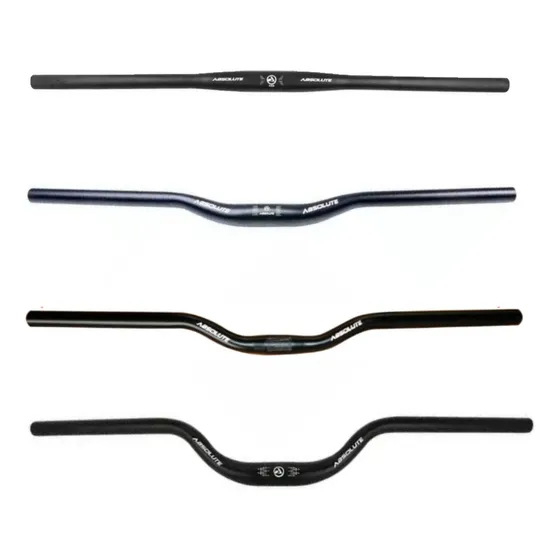 Guidão Absolute Mtb 31,8mm Reto Ou Curvo Tamanho Cor 40mm