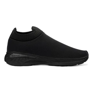 TĂȘnis Masculino Meia Sem Cadarço Preto Leve Calce FĂĄcil Slip TĂȘnis Masculino Meia Sem Cadarço Preto Leve Calce FĂĄcil Slip
