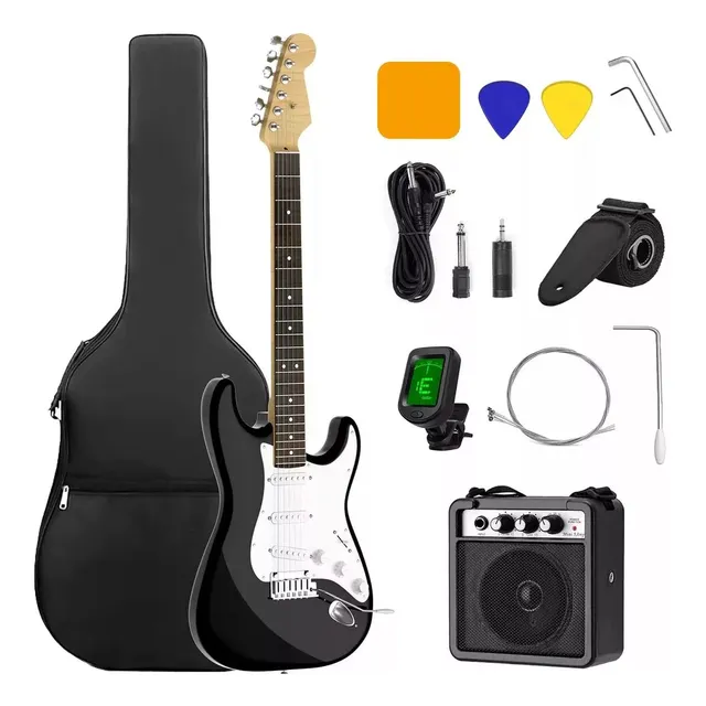 Guitarra Eléctrica De 6cuerdas Con Amplificador Y Accesorios
