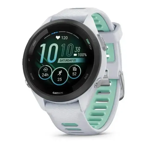 Reloj Garmin Forerunner 265s Music Amoled Blanco 42mm | Cuotas sin interés