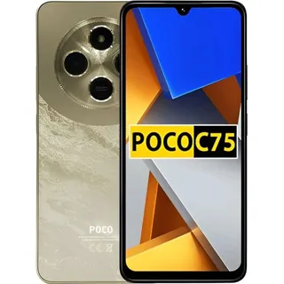 Celular Xiaomi Poco C75 Dual Sim 8gb Ram 256gb C + Cor Dourado Celular Xiaomi Poco C75 Dual Sim 8gb Ram 256gb C + Cor Dourado