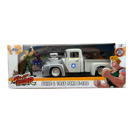Auto/Camioneta a escala Jada F-100 1:24 color plata