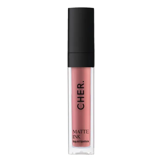 Labial Líquido Mate Larga Duración Cher Matte Ink Color 4- Rosette