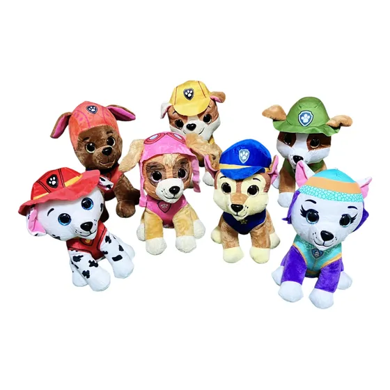 Peluches Paw Patrol 26cm Patrulla Canina Shase, Sky, Marshal