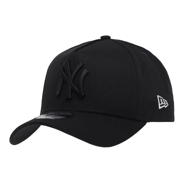 Boné New Era Aba Curva Sn Mlb Ny Yankees Af Blackout - Preto Preto U Liso