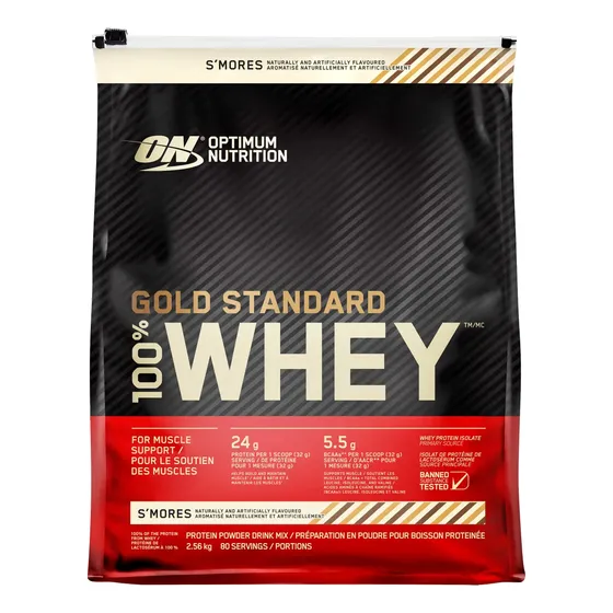 Proteina Whey Gold Standard On 100% 2.48 Kg Todos Los Sabor