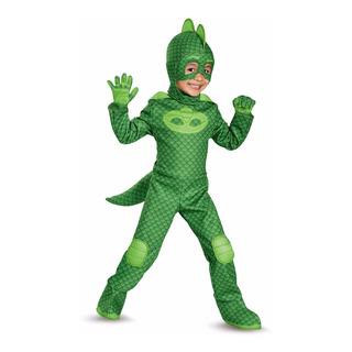 Disfraz Pj Masks Gekko 3-4 Años Héroes En Pijama Original En Disfraz Pj Masks Gekko 3-4 Años Héroes En Pijama Original En