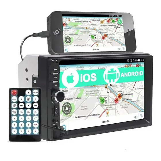 Central Multimidia Kit Radio Som Gol G1 G2 G3 G4 G5 G6 G7
