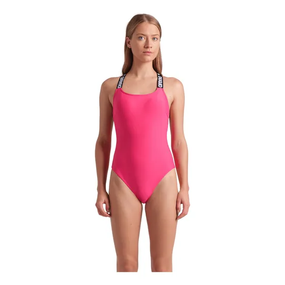 Traje De Baño Arena Elastic Solid Para Mujer Rosa M