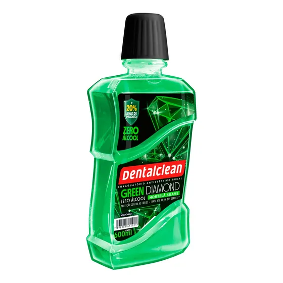 Enxaguante Antisséptico Bucal Hortelã Suave Sem Álcool 600ml