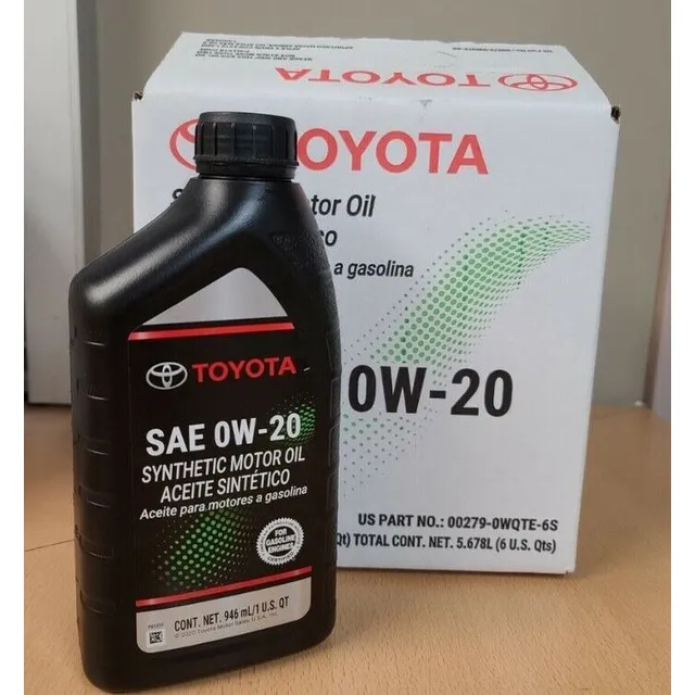 Aceite Toyota 0w 20 Sintético Original