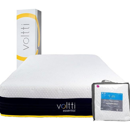 Voltti Colchón Individual Híbrido+protector Impermeable 26cm Voltti Colchón Individual Híbrido+protector Impermeable 26cm