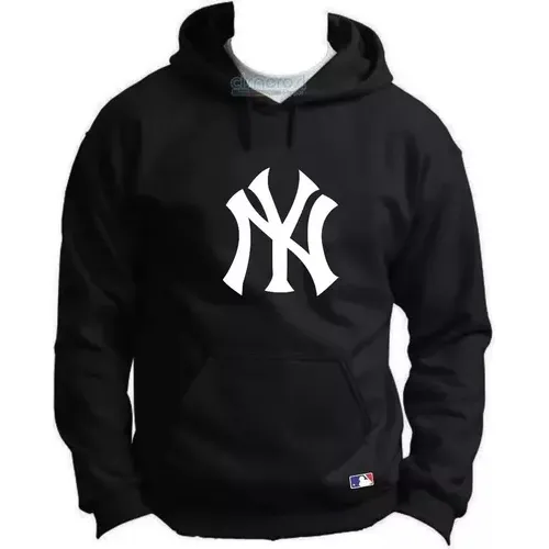 Buzo Canguro Yankees Logo Mlb Beisbol Unisex