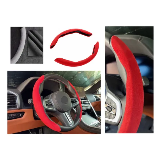 Cubre Volante Piel Alcantara Pontiac Grand Prix 1998 A 2003 Rojo