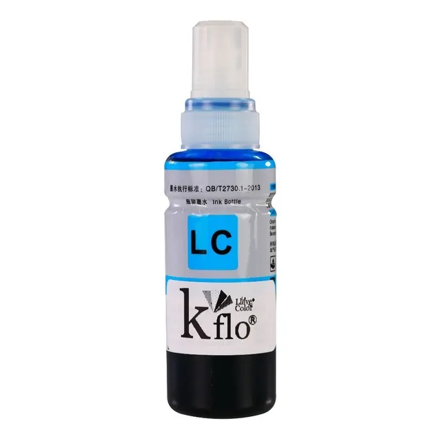Tinta Para Impresora Kflo T673 Light Cian ( Cian Claro ) Color Cian Claro De 100 Ml