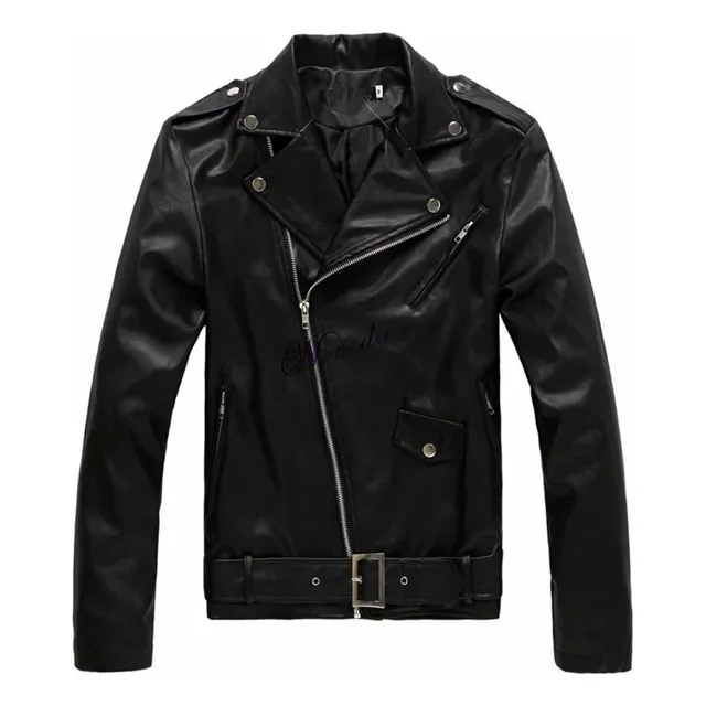 The Walking Dead Negan-chaqueta De Cuero Pu Para Hombre