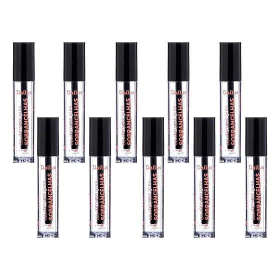 Gel Incolor Dailus Para Pentear Sobrancelhas Kit 10 Unidades