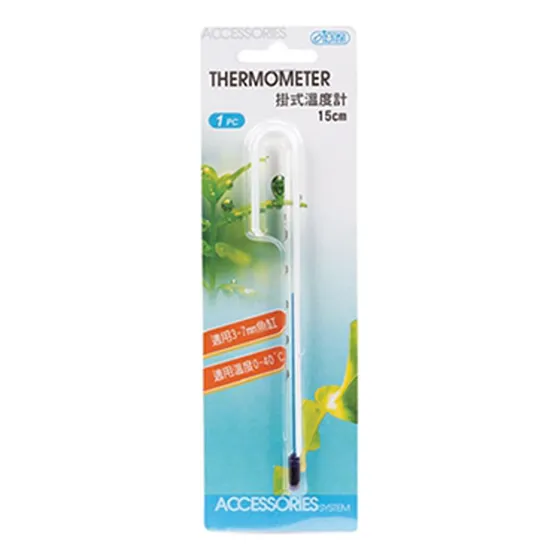 Termómetro De Cristal Colgable 15 Cm Ista Para Acuario