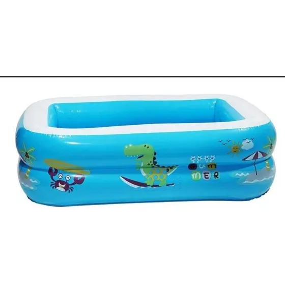 Piscina Rectangular Inflable 110x85x35cm Para Niños