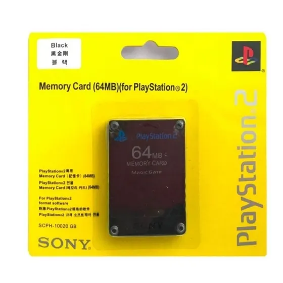Memory Card 64 Mb Ps2 Playstation 2 Sony 100% Originales !