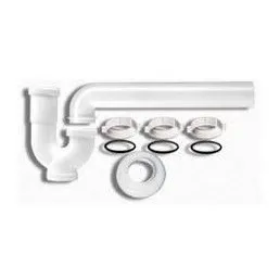 Sifon Plastico 1-1/4  Para Lavamanos Prolife, 3 Unds